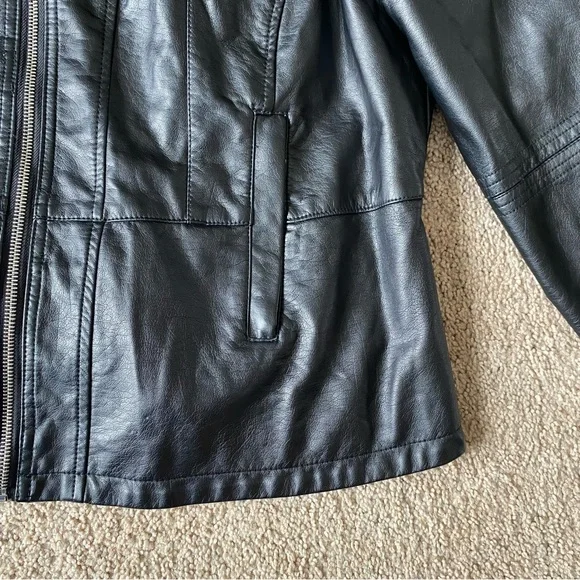 Jou Jou Faux Leather Jacket - Picture 4 of 16